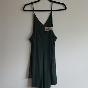 Free People Green Jumpsuit